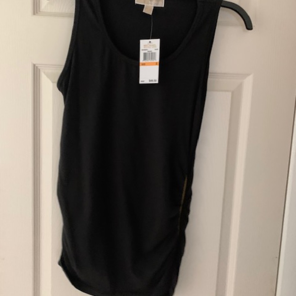Michael Kors Side Zip Sleeveless Top